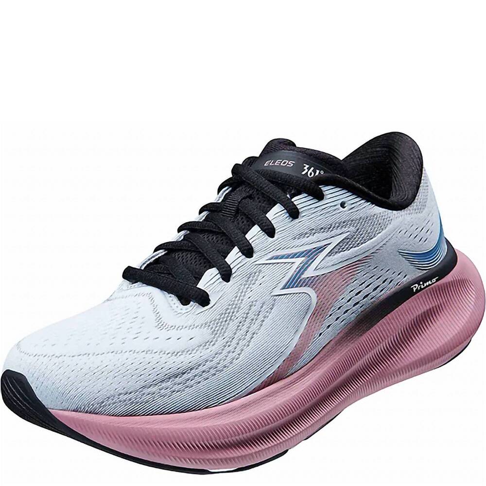 NEW 361 DEGREES women's eleos running shoes in mircochip / white